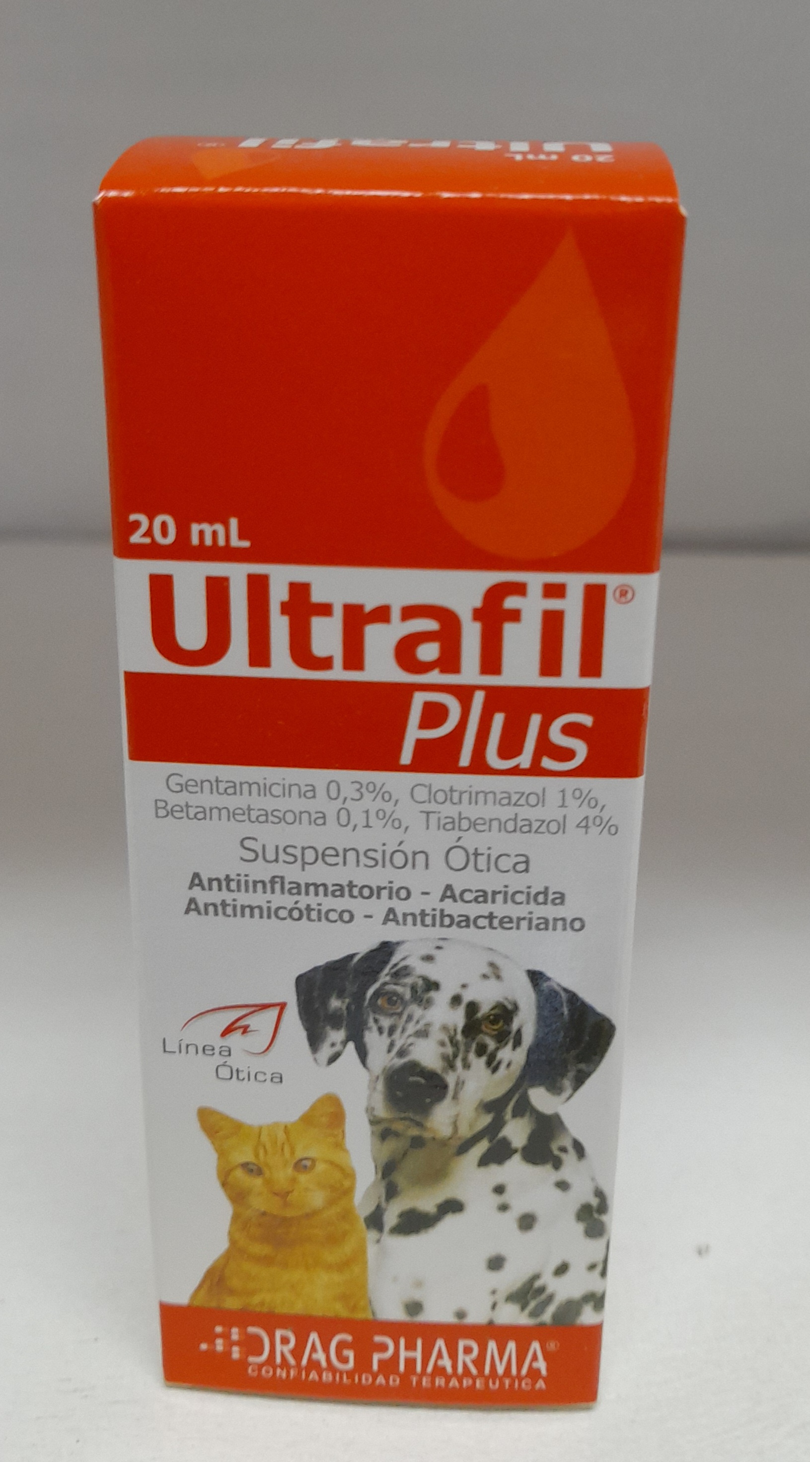 Imagen de Ultrafil Plus susp otica x 20 ml